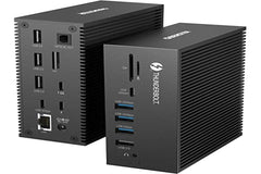 18-in-1 Thunderbolt 3 Docking Station USB C Dock 40 Gbit/s with DP 8K@30Hz, Duales 4K@60Hz Display, PD 60W, USB-C 10Gbs, 2xUSB-A 10Gbs, SD/TF, Audio, Gigabit Ethernet for MacBook Mac & Windows