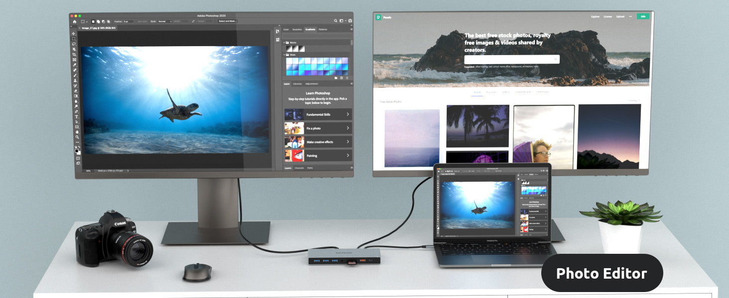 Docking Station, SUTOUG 15 in 1 USB C Docking Station 3 Monitors with 2 HDMI 4K, DisplayPort, USB 3.1/USB-C Data 3.0, Compatible with Windows and MacOS